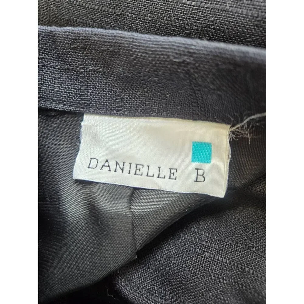 Danielle B Vintage Womens Size Small Black Blazer